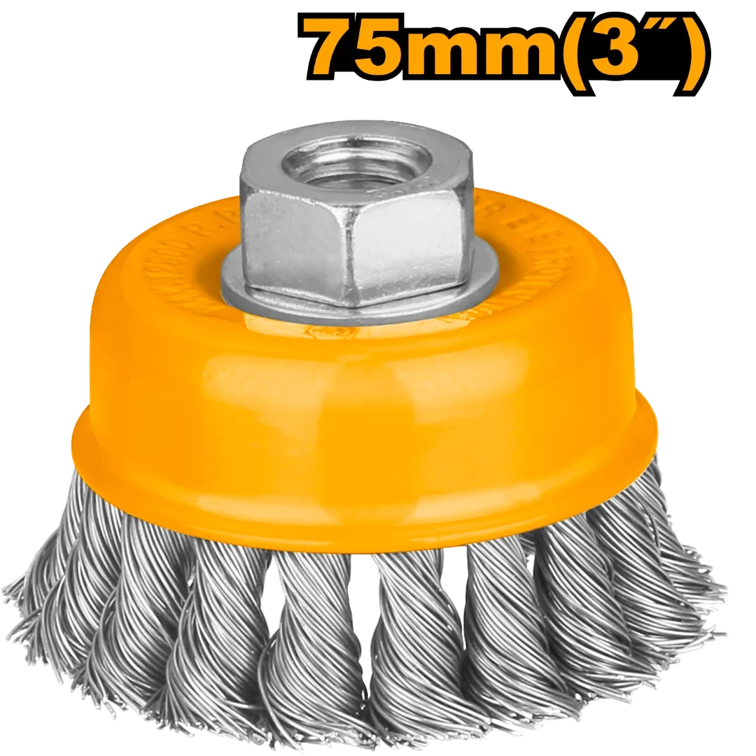 Ingco 3" Wire cup brush WB20752