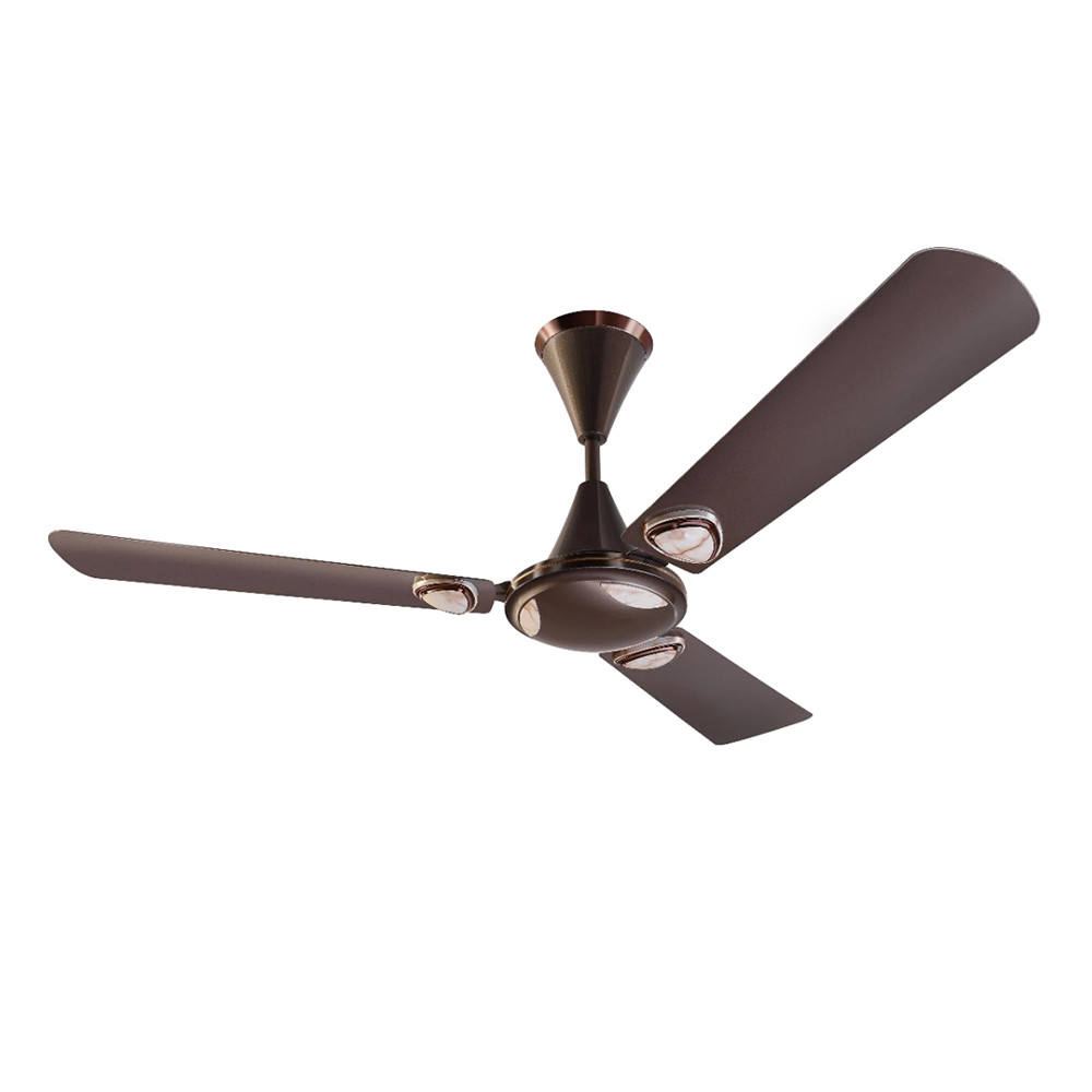 Kent Electric 48 Inch Decorative Ceiling Fan PEBBLE 1200MM (48")- SHIMMER BLACK