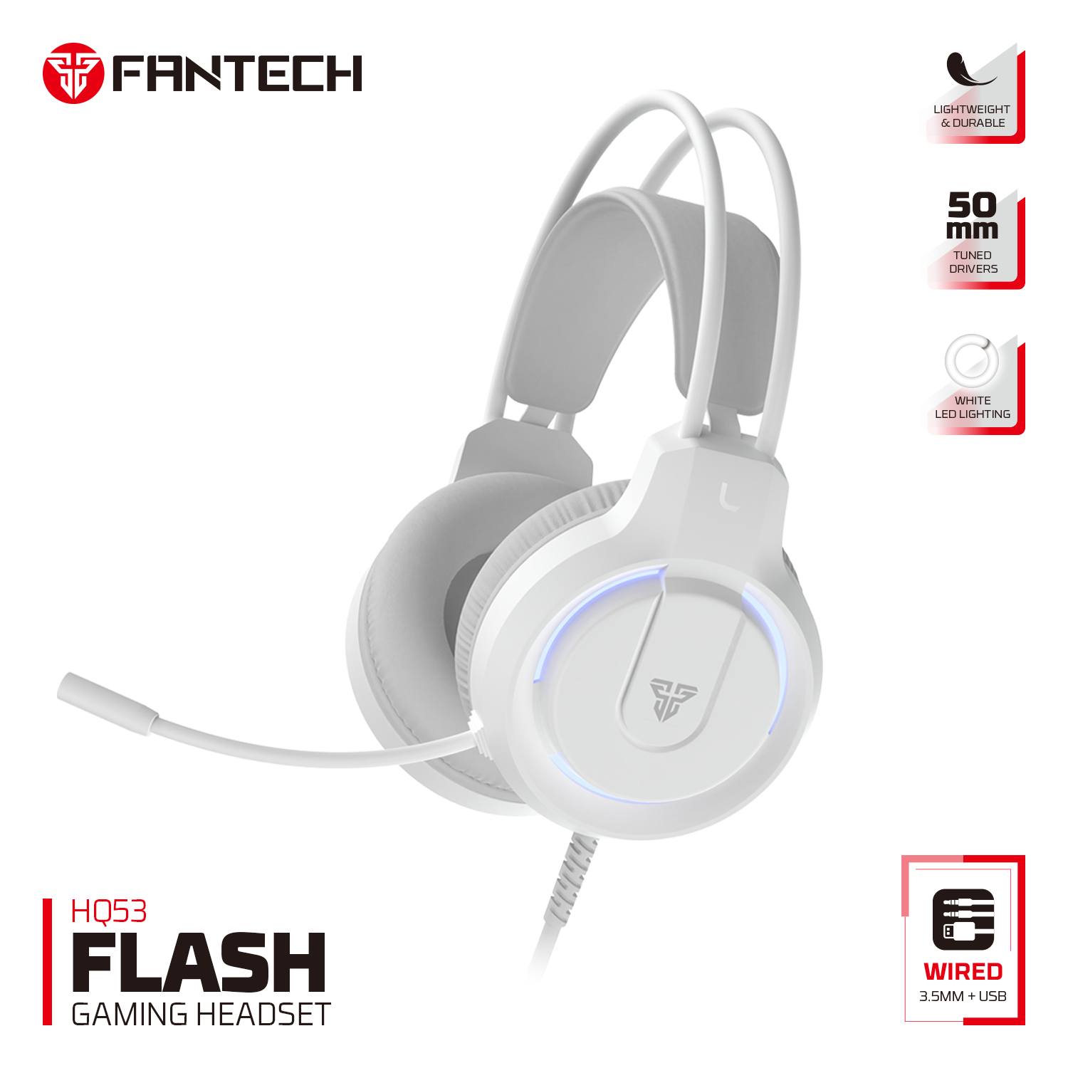 Fantech FLASH HQ53 gaming headset