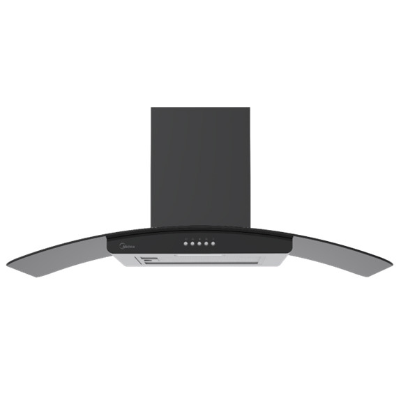 Midea 90 cm Curved Glass Chimney  90V17