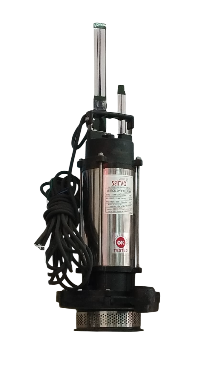 Sarvo WP 40-2" 1HP Sewage Vertical Open Well Pump
