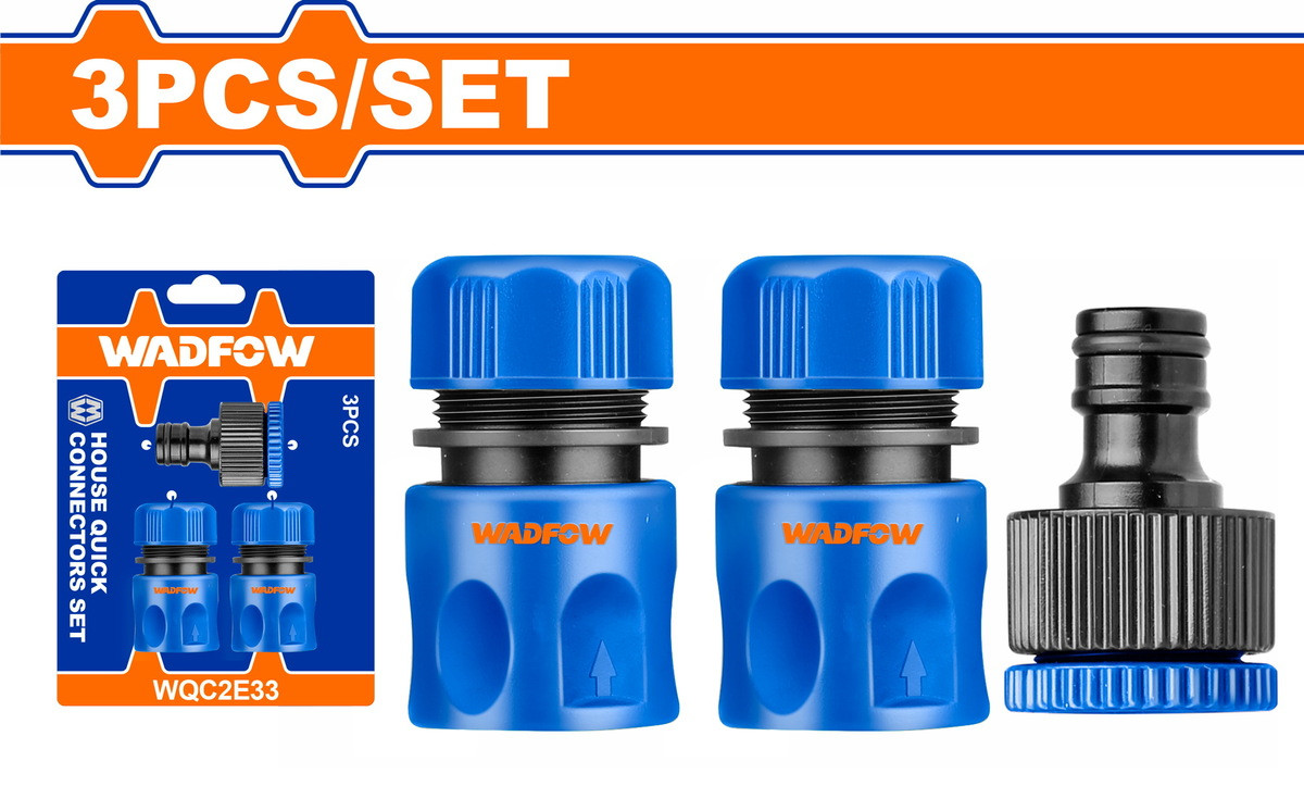 Wadfow 3 Pcs hose quick connectors set WQC2E33