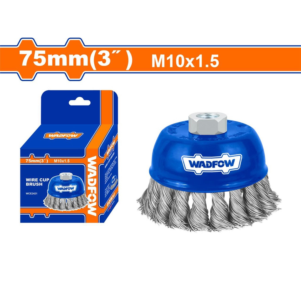 Wadfow 75mm(3") Wire cup brush WCE2421