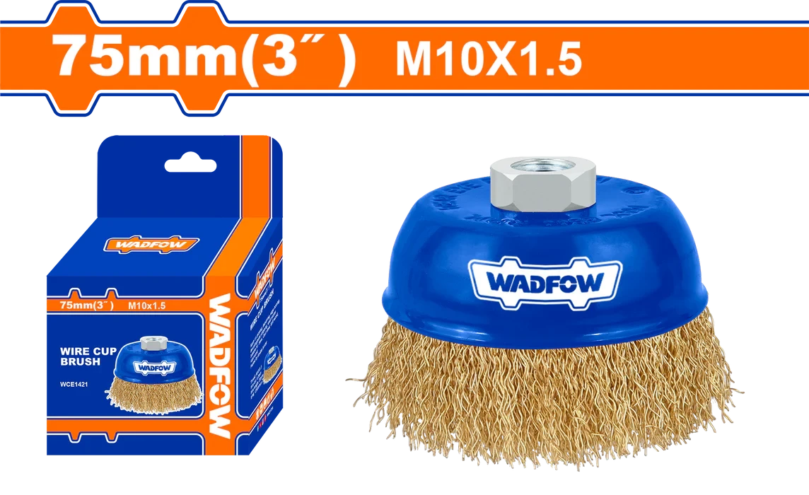 Wadfow 75mm(3") Wire cup brush WCE1421