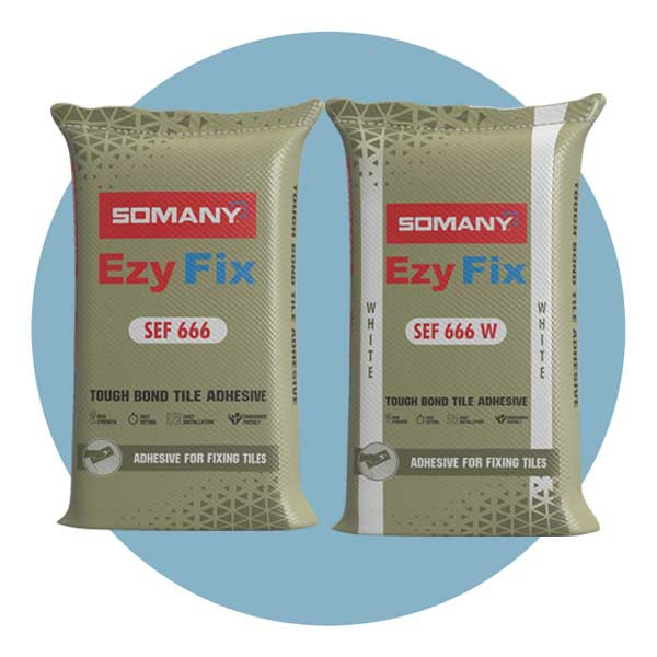 Somany Adhesive 666 -Tough Bond Tile Adhesive Grey