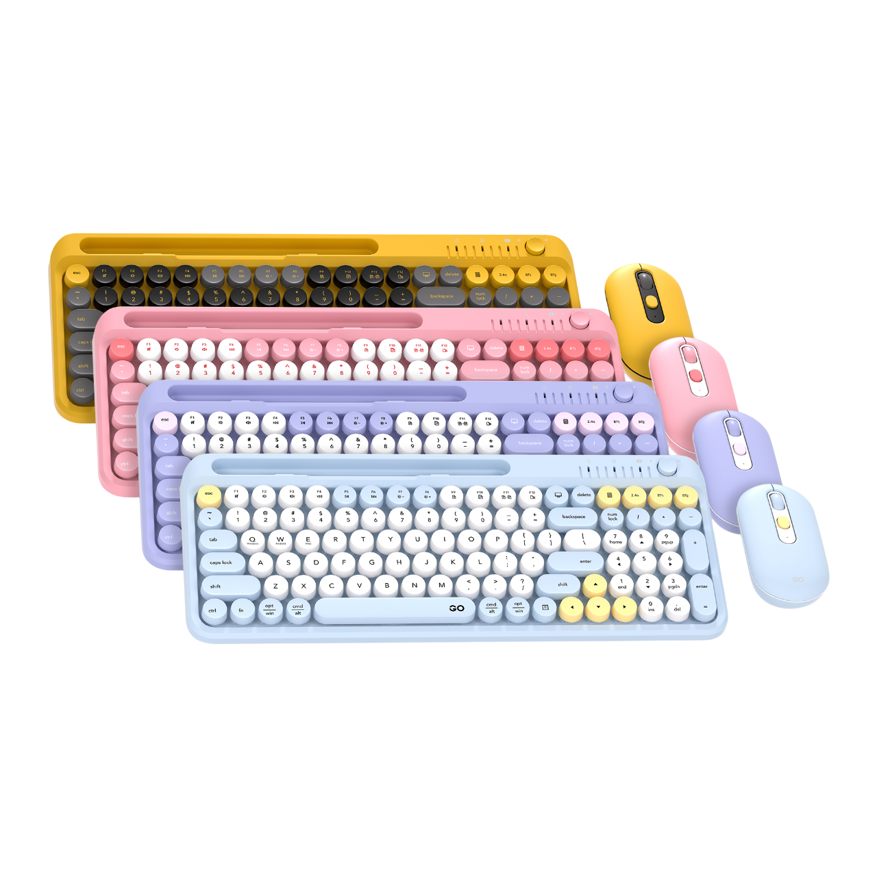 Fantech Go Mochi 101 (WK899) Combo 2in1 Wireless Mouse and Keyboard