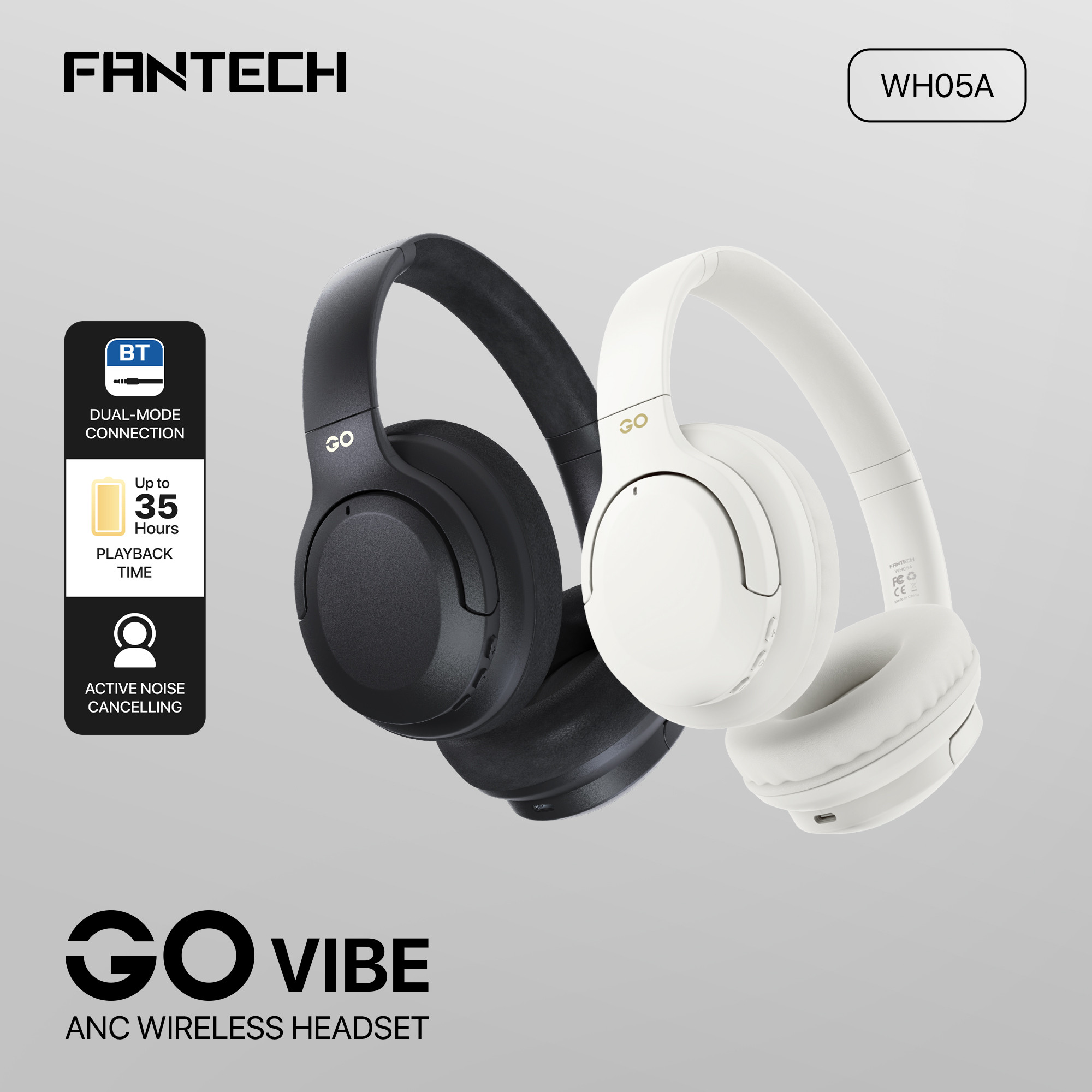 Fantech GO VIBE WH05A  Wireless Headset