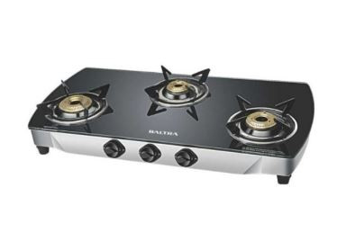 BALTRA Glass Gas Stove Premium Plus Three Burner (BGS 178)