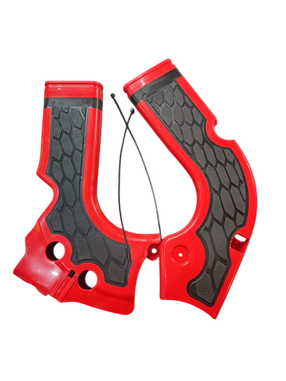Red/Black Frame Guard for Dirt Bike