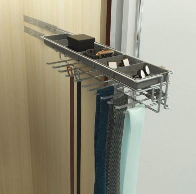 Hettich Cargo tie and belt pullout 125x500x100mm 9221099