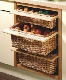 Hettich WICKER BASKET WITH WOODEN FRAME 9321101