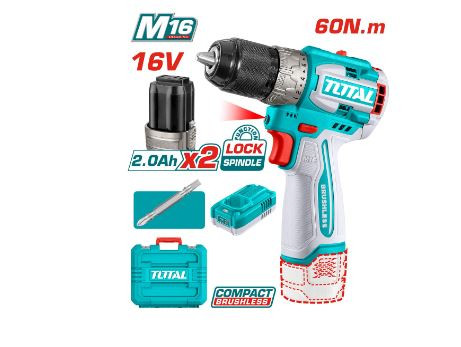 Total Compact brushless cordless drill TDLI16682