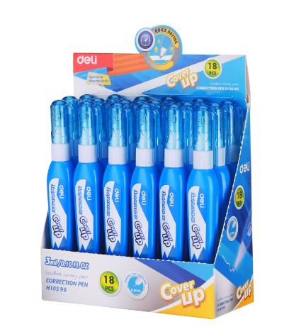 Deli EH10590 Correction Pen Tipex 18 Pcs/Box