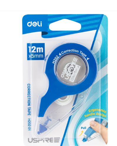 Deli EH20201 Correction Tape 5mm x 12m