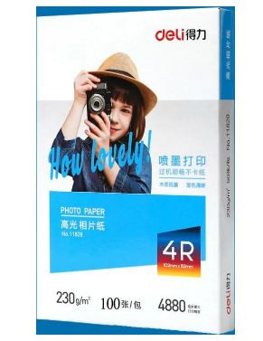Deli E11822 Photo Paper 6x4