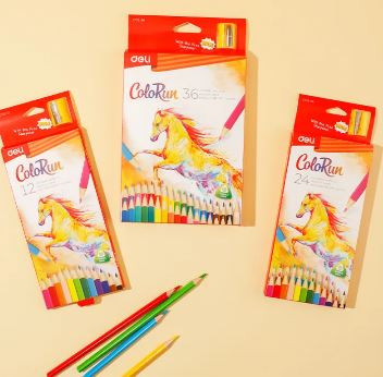 deli EC132-12 color pencil