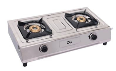 CG 2 Burner Stainless Steel Gas Stove CGIGNITE 2BSV2BL