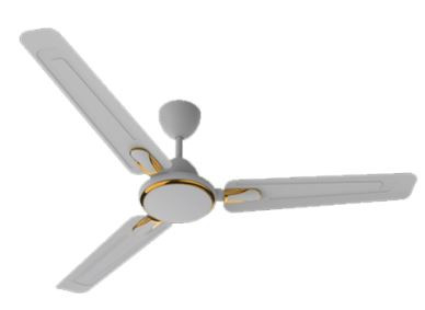 CG 48 Inch Decorative Ceiling Fan CGCF48DECO Aria White