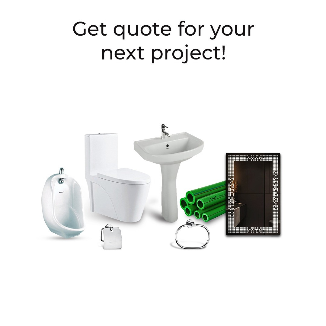 Bulk order of plumbing supplies - Commode, Basin, toilet, Mixtures and accessories