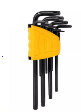 Deli T10-T50 Long Blacken Torx Key Set  EDL234209 H