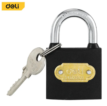 Deli 50mm Padlock Brass EDL508904