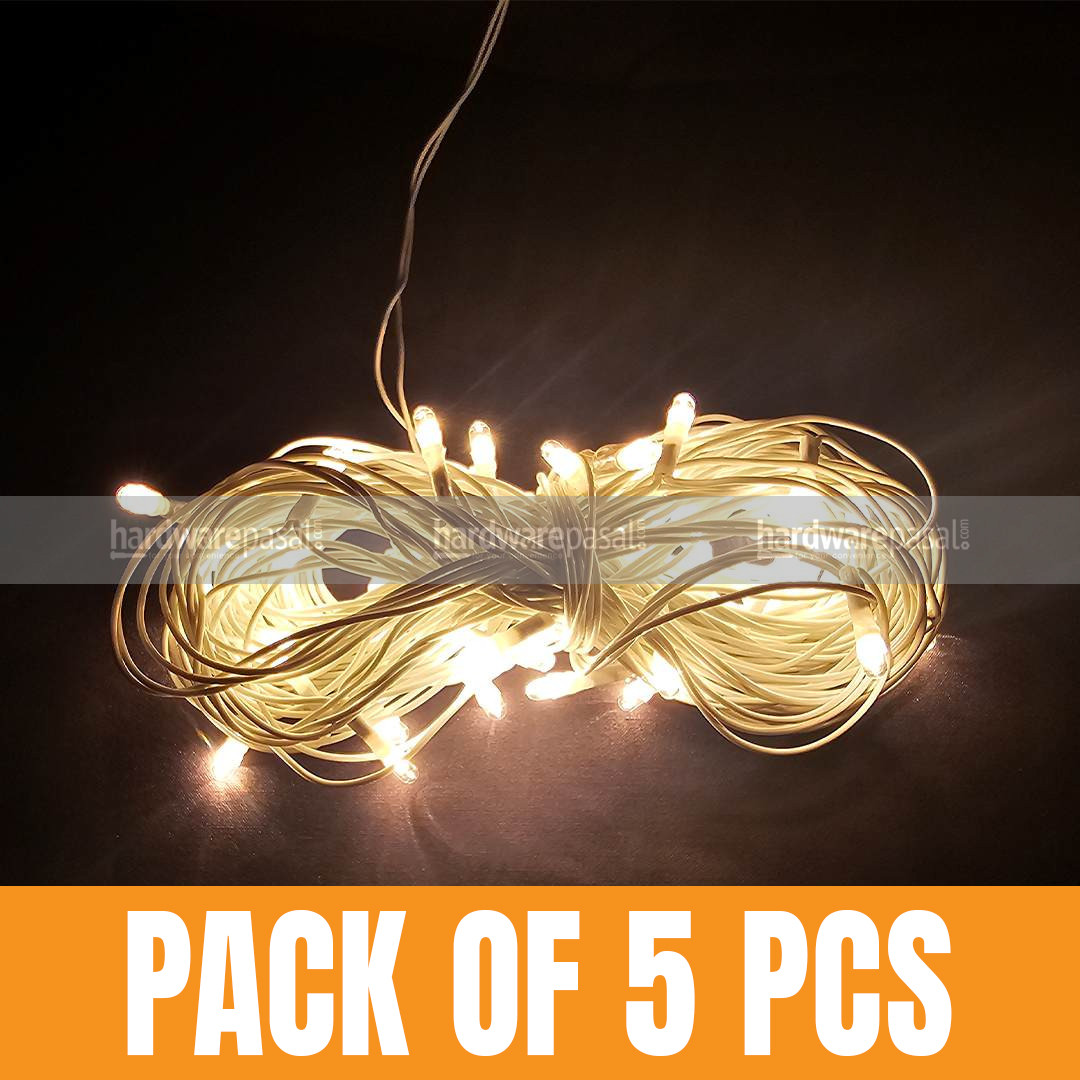 5pc pack 10m rice led tihar light