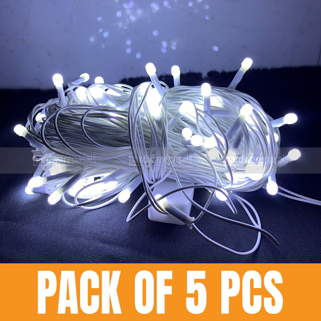 5pc pack 20 Meter Pixel LED Tihar Light White