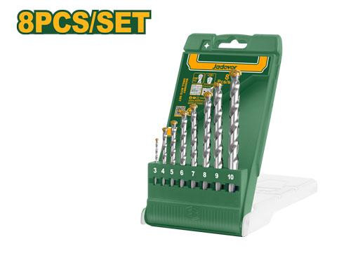 JDMJ6B08 8 Pcs Masonry Drill Bits Set Jadever