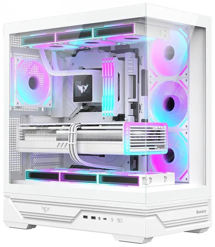 HUNTKEY MVP DESTINY GAMING CASING WHITE