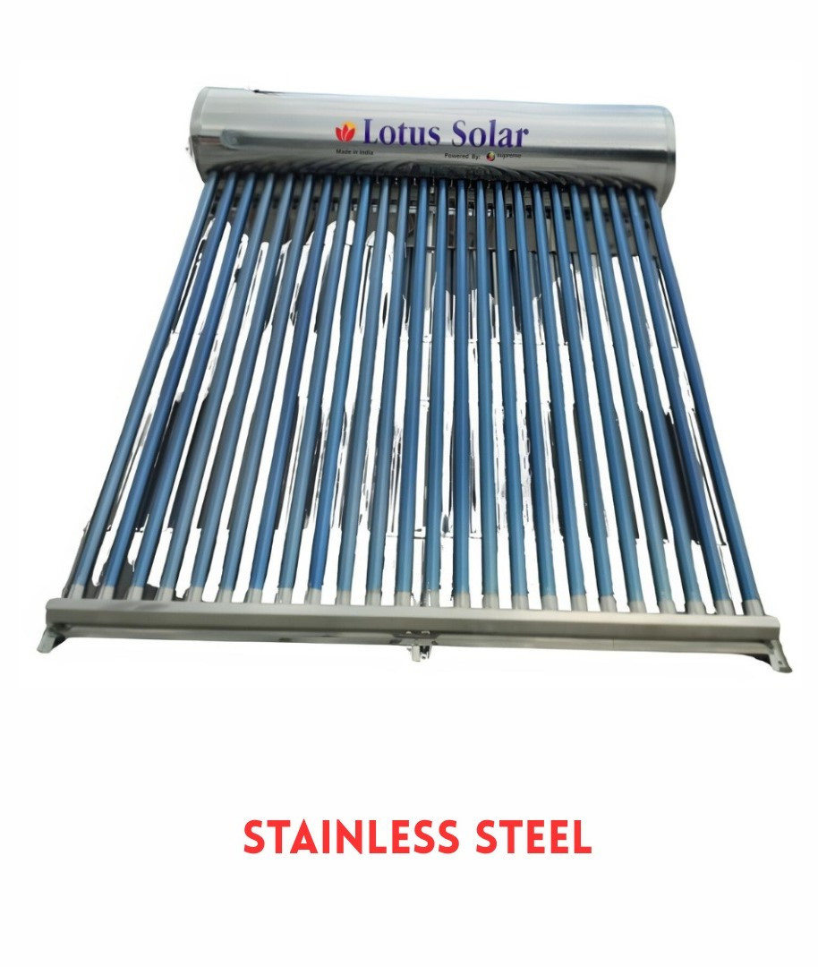 Stainless Steel Lotus Solar 335LPD 26 Tube Glasslined Coating