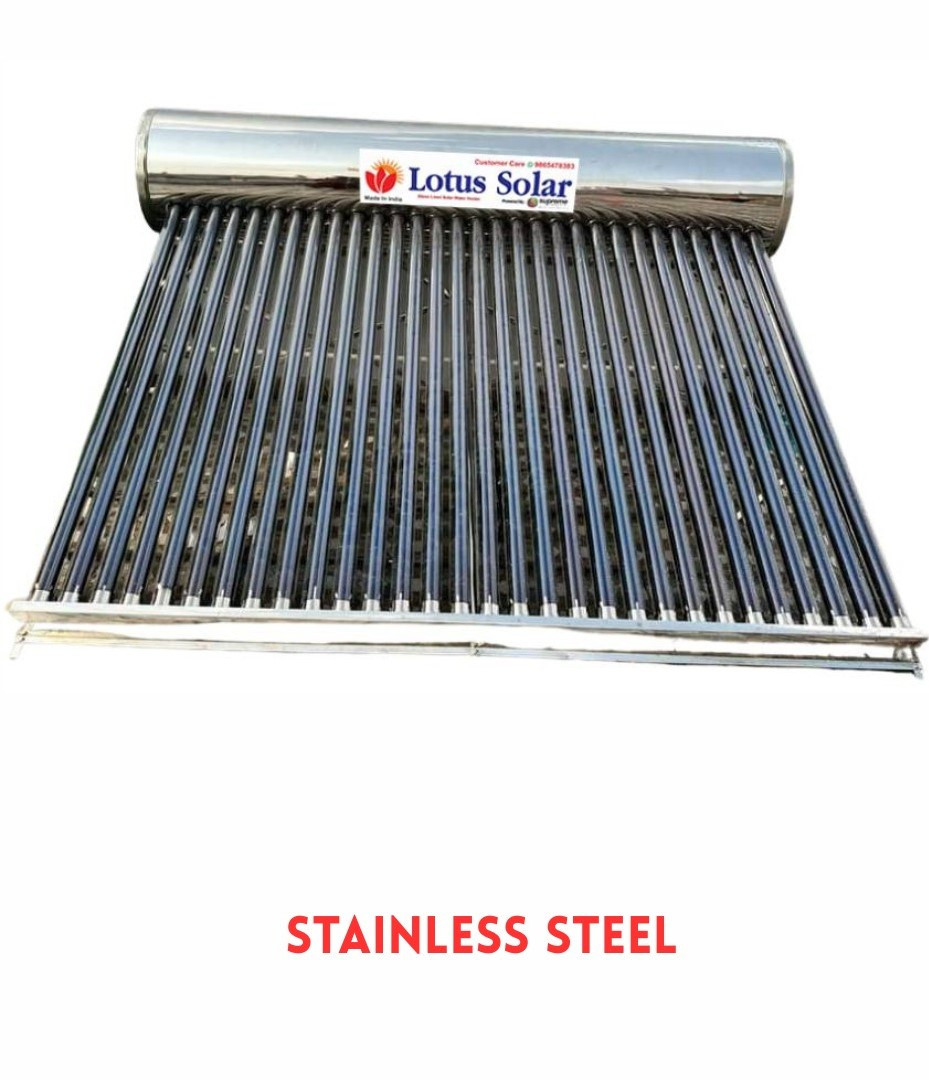 Stainless Steel Lotus Solar 375LPD 30Tube Glasslined Coating