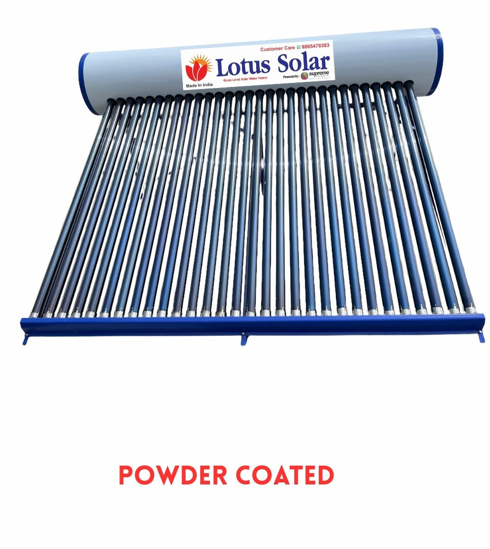 Powder Coated Lotus Solar 375LPD 30Tube Glasslined Coating