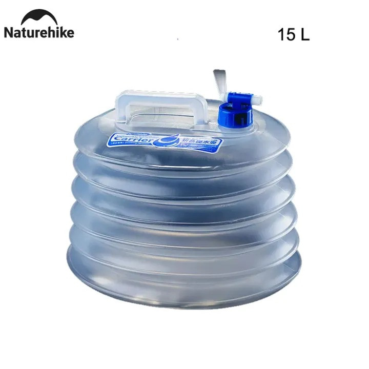 Naturehike Folding Collapsible Water Bucket with Tap 15L NH14S002-T