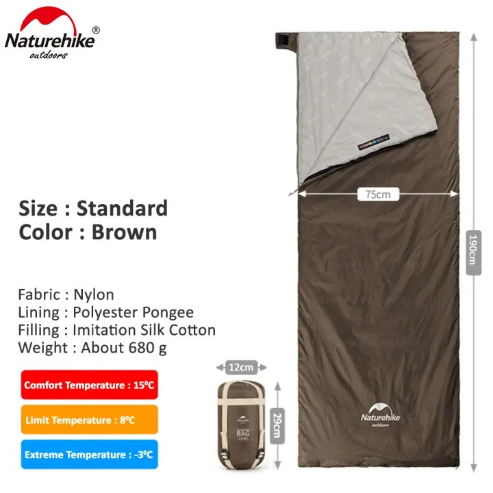 Naturehike Outdoor Camping Mini Ultra Sleeping Bag Quilt (Medium)