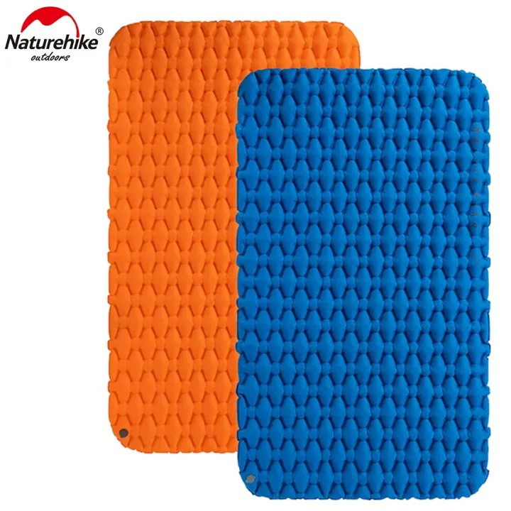 Naturehike Nylon TPU Sleeping Pad Ultra Light Moisture Proof Air Mattress Portable Inflatable Outdoor Camping Mat Tent Sleeping Cushion Air Bed