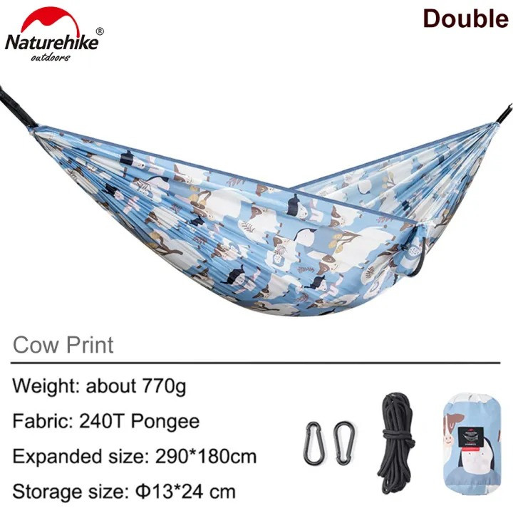 Naturehike Leaf Printing Parent Child Hammock Double