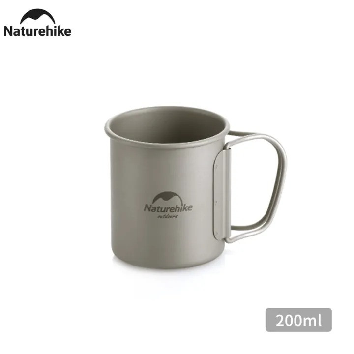 Naturehike Camping Supplies Ultralight Titanium Cup 200 ml