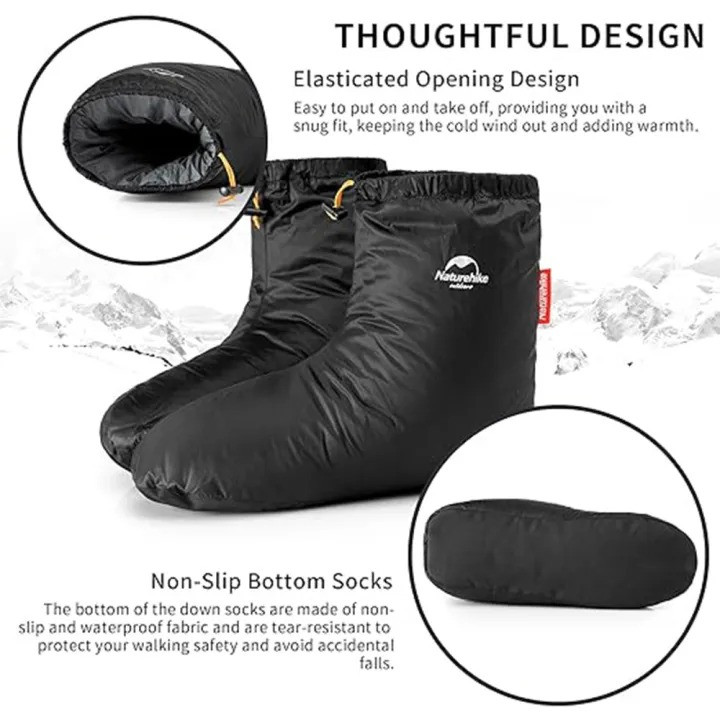 Naturehike Feather Down Warm Waterproof Indoor/Outdoor Socks