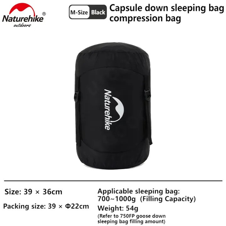 Naturehike Outdoor Compression Bag Wear Resistant Storage Bag Portable Packing Bag Camping Equipment medium