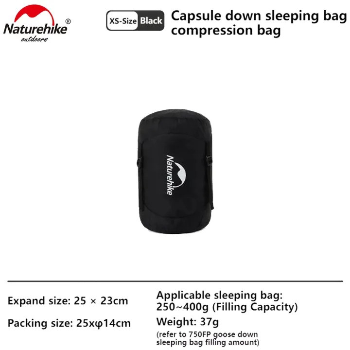 Naturehike Outdoor Compression Bag Wear Resistant Storage Bag Portable Packing Bag Camping Equipment Extra small