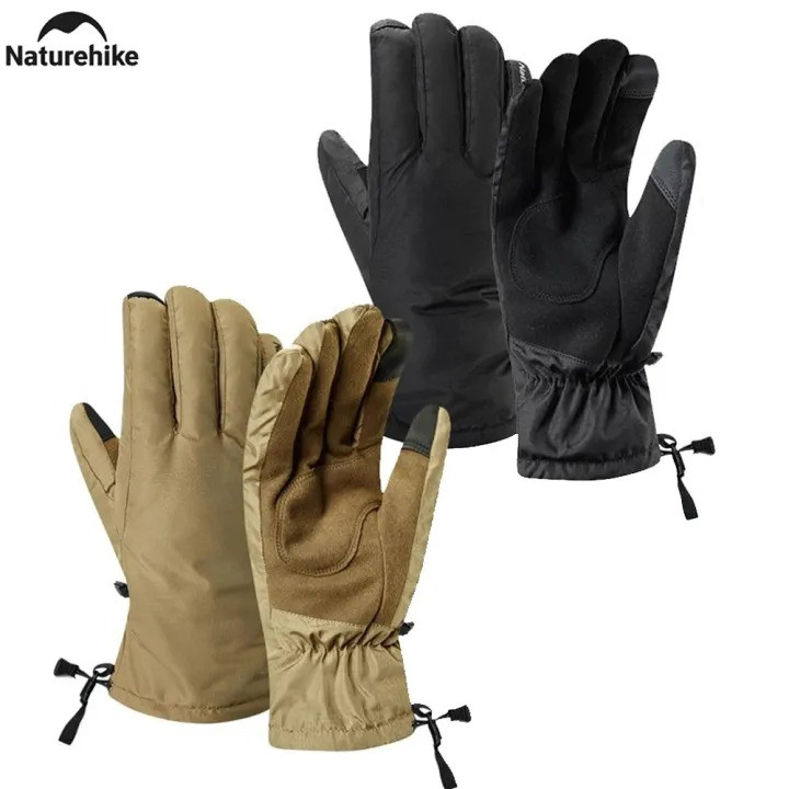 Naturehike Winter Outdoor Thermal Gloves Touch Screen Camping Waterproof mountaineering Skiing Cycling Anti-slip Gloves for Adult