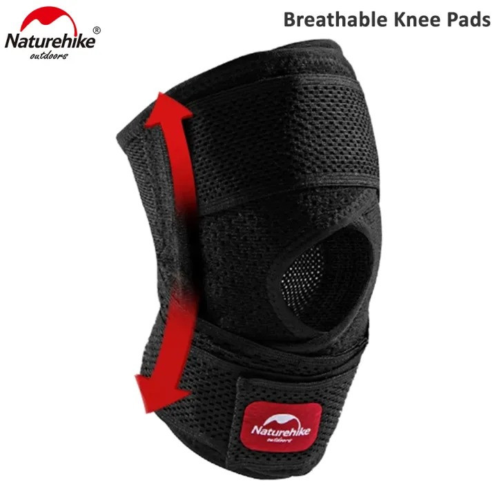 Naturehike Outdoor Sports Knee Support Breathable Shock Absorption Protection Joint Running Basketball Joint Protection Cover Extra Large