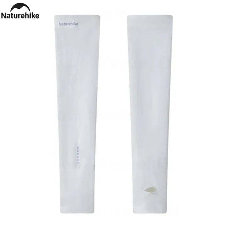 Naturehike Summer Outdoor Sun UV Protection Arm Cover Running Fishing Fishing Non-Slip Long Gloves No Finger Sleeves UPF50+