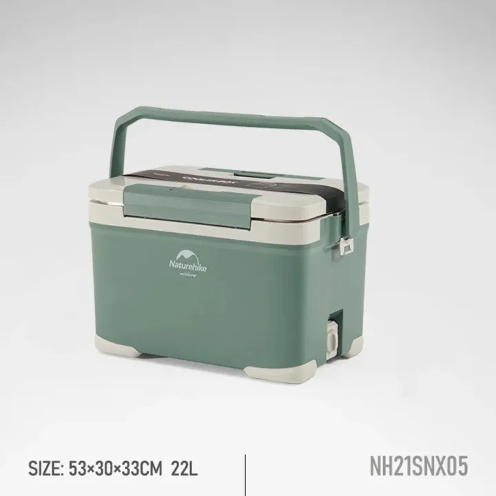 Naturehike Outdoor Camping Picnic Food Fresh Ice Cooler 22L Portable PP Insulated Cooler Box