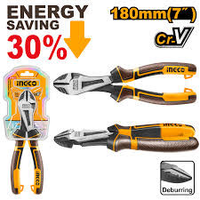 180mm High leverage heavy-duty diagonal cutting pliers HHHDCP28180