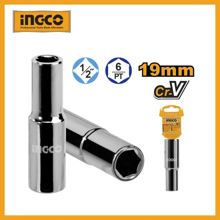19mm 1/2" Deep hexagonal socket HHAST12193L