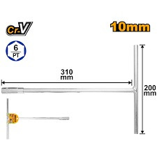10mm T-handle socket wrench HTSW1008