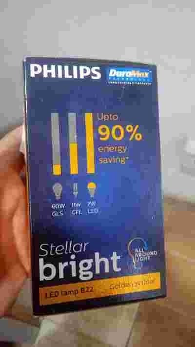 Philips 7W 630lm StellarBright WW/CDL B22/E27 A60S