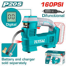 Total Cordless Auto Air Compressor-20V TACLI2012