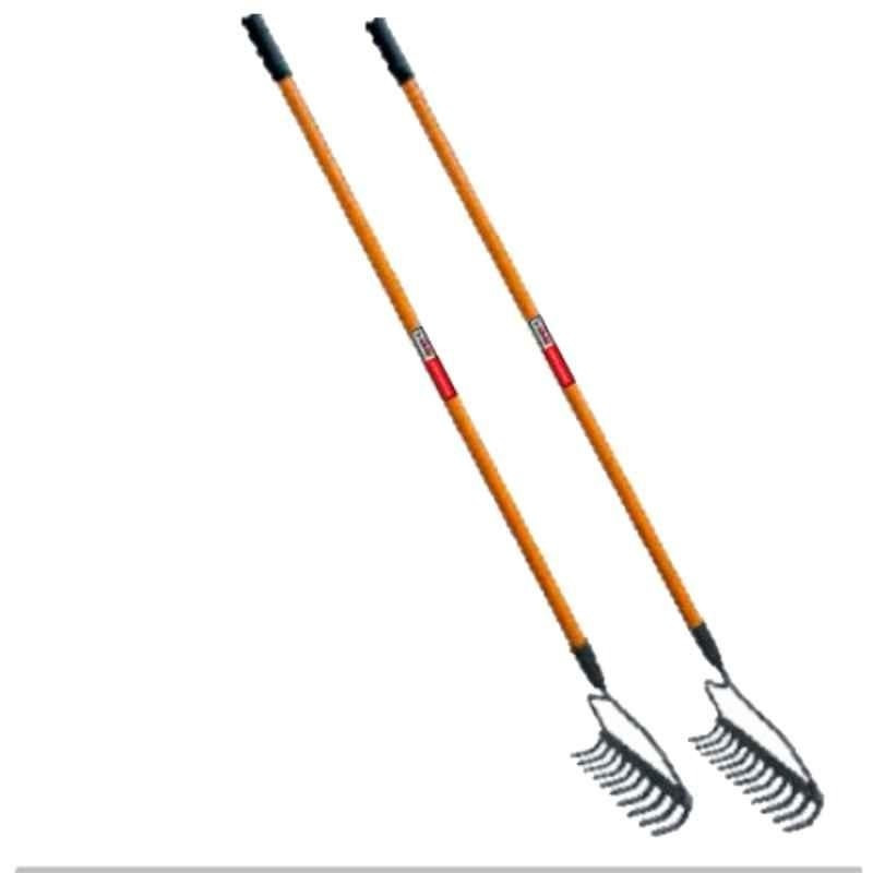 Falcon Garden Bow Rake 12 teeth with Handle and Grip FBRH-0121